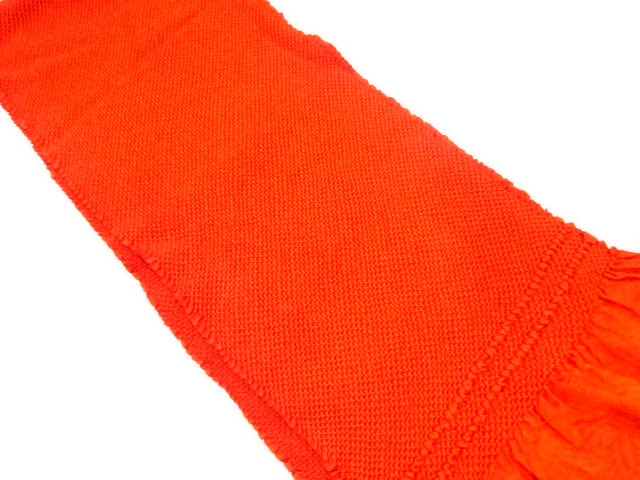 正絹　振袖用　絞り　帯揚げ